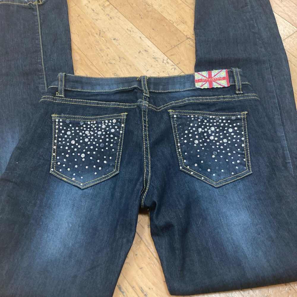 Machine Brand Rhinestone Jeans - Picture 7 of 7